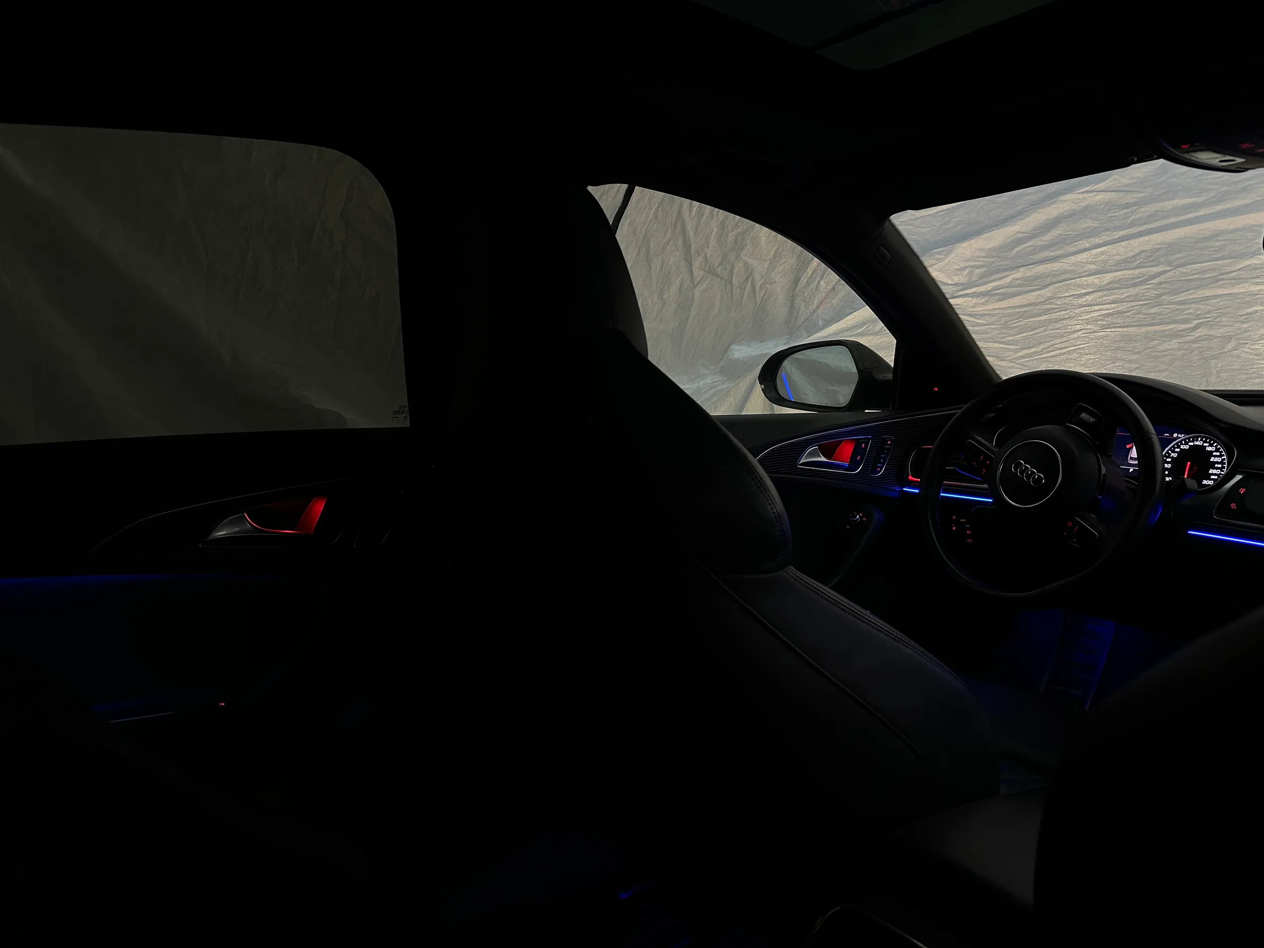 Audi A6 C7 Ambientebeleuchtung Kombination Tür und Mittelkonsole