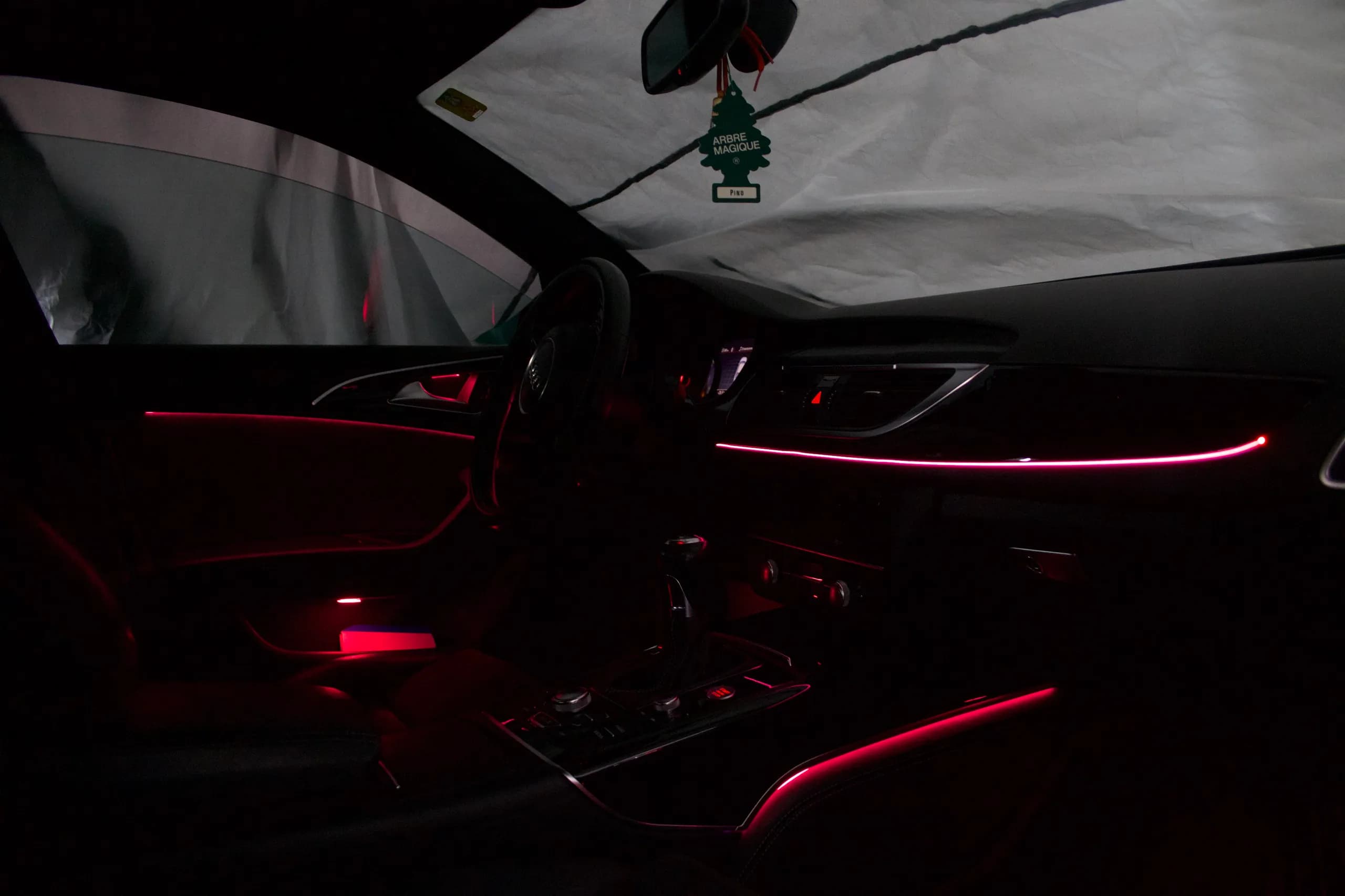 Audi A6 C7 Ambientebeleuchtung MMI-Farbwahl im Display