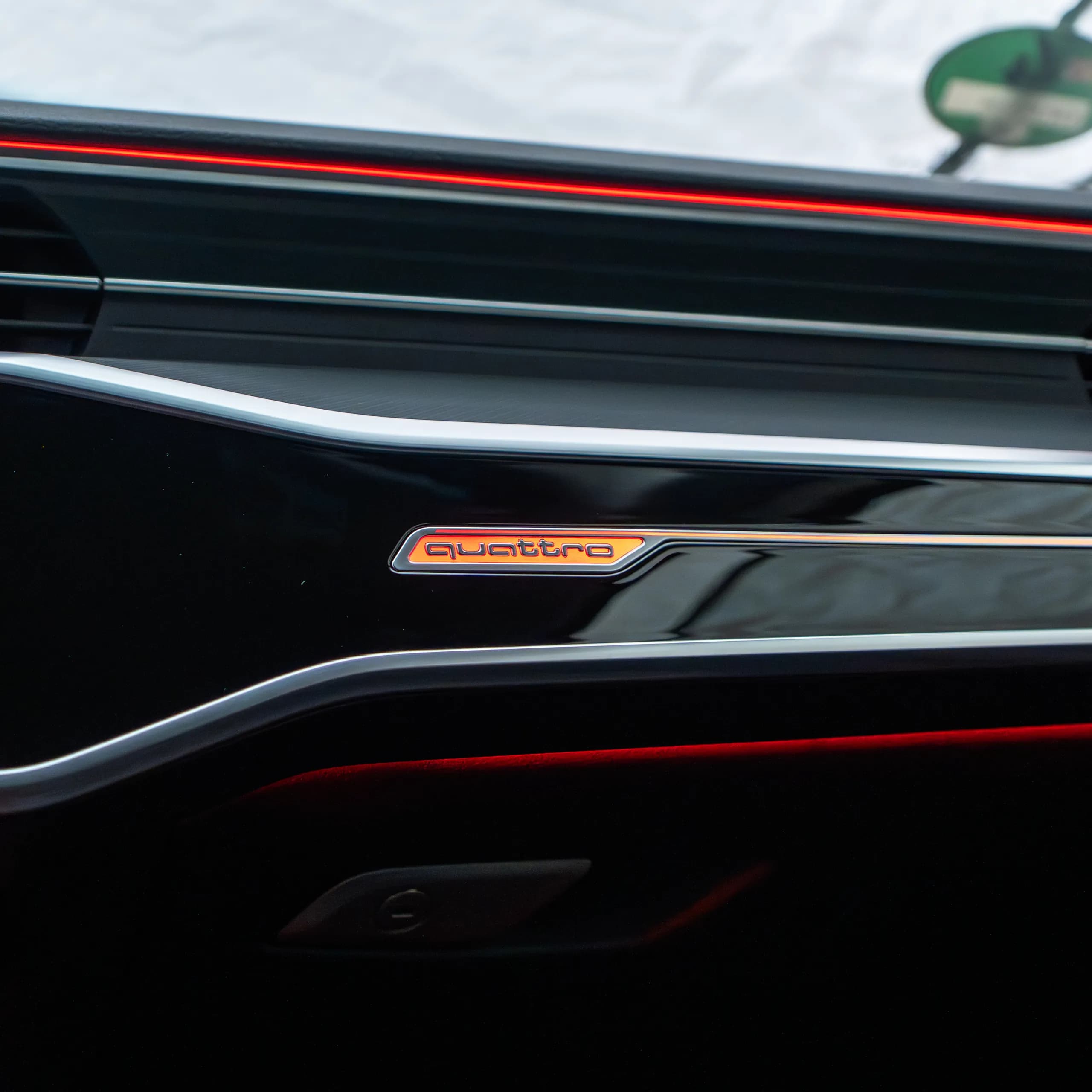 Audi A7 C8 Ambientelicht mit MMI Steuerung im Display