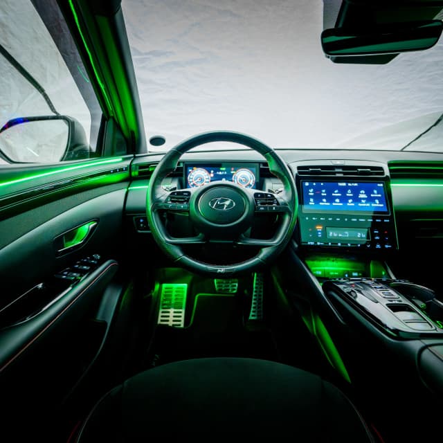 Hyundai Tucson Mittelkonsole mit dezentem Ambientelicht