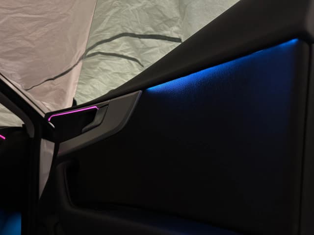 Audi A4 B9 Ambientebeleuchtung Türleisten in Blau