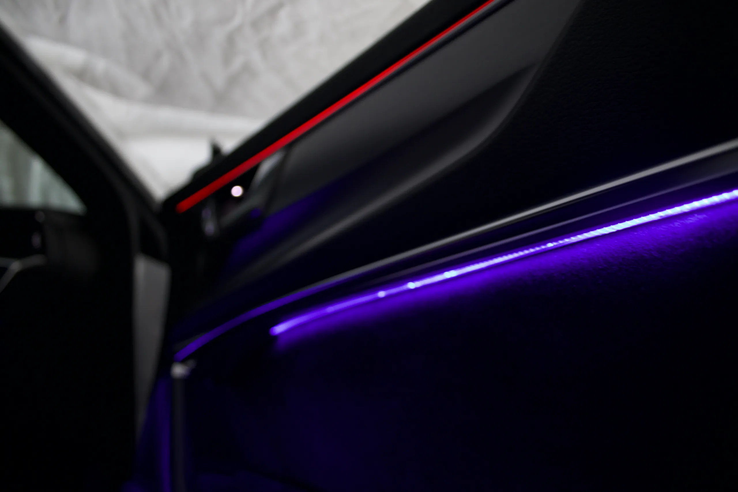 Audi A6 C8 MMI Steuerung der Ambientebeleuchtung im Display