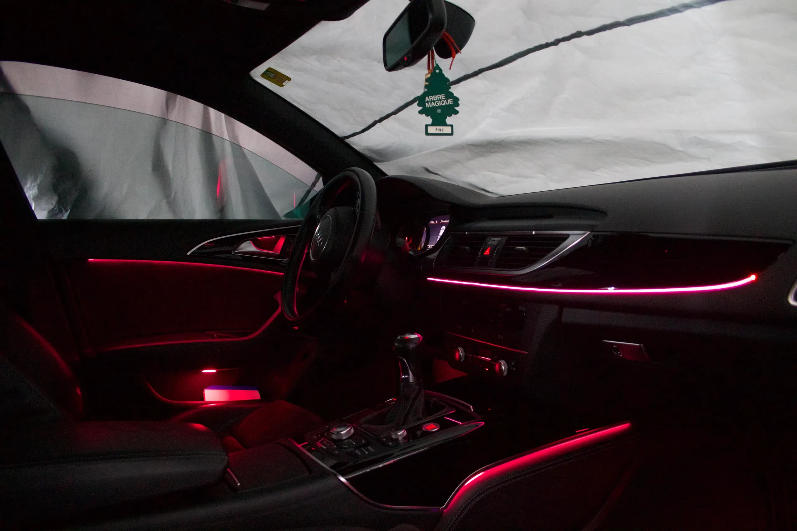 Audi A7 C7 4G Innenraumbeleuchtung mit verschiedenen Farbwelten