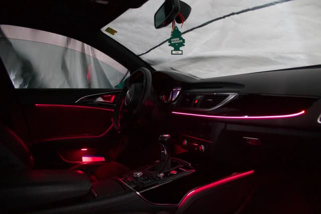 Audi A7 C7 4G Innenraumbeleuchtung mit verschiedenen Farbwelten