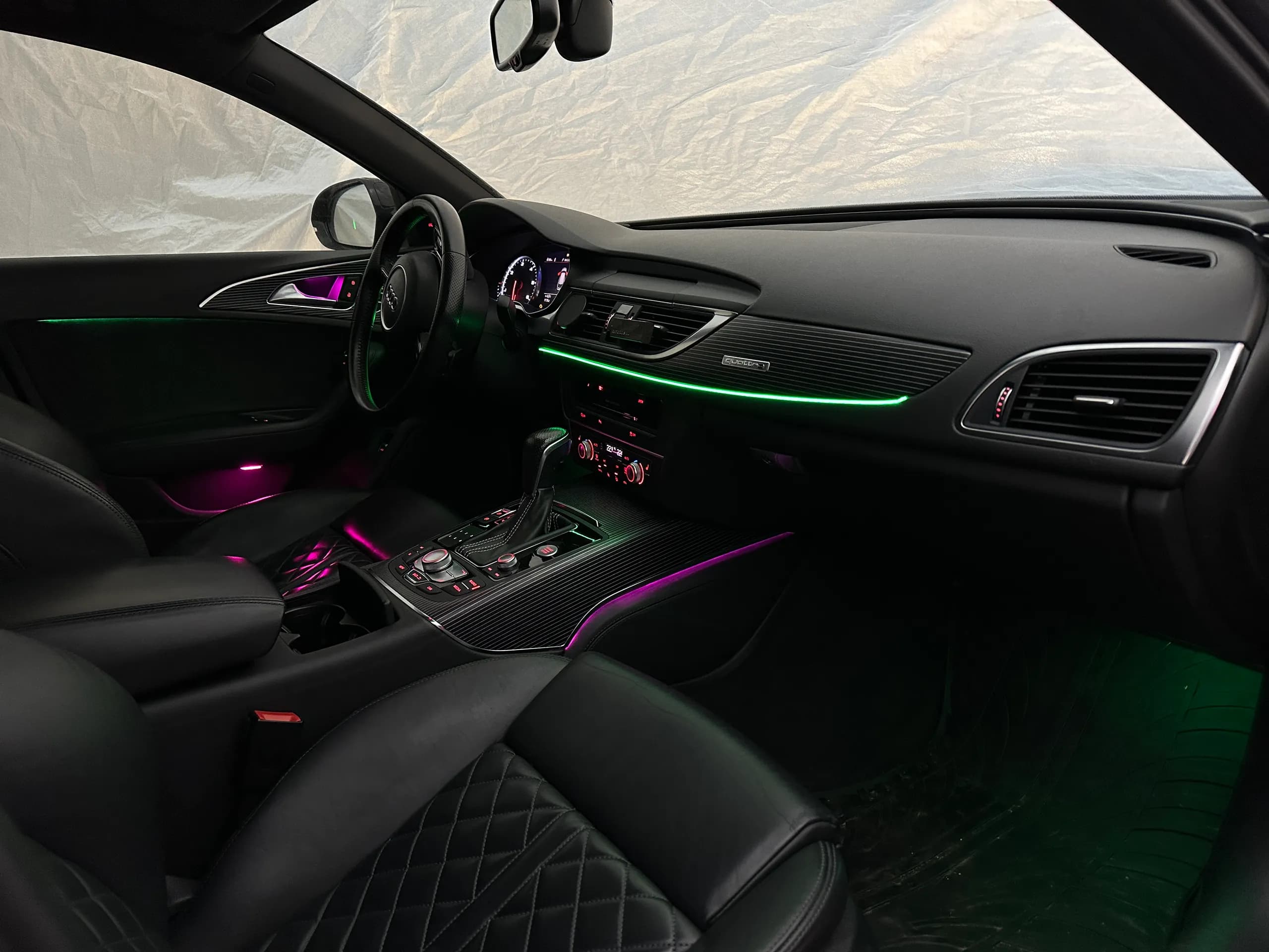 Audi A7 C7 4G Türgriffbeleuchtung und Türtaschenbeleuchtung