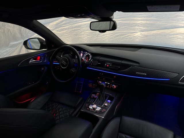 Audi A7 C7 4G Ambientebeleuchtung mit App Steuerung am Smartphone