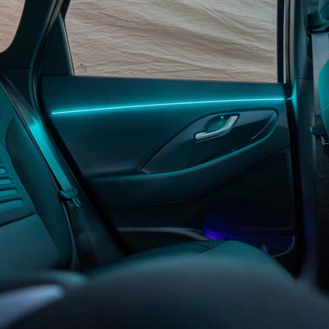 Mehrfarbige Ambientebeleuchtung Hyundai i30 Mittelkonsole