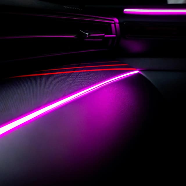 Innenraum Hyundai Tucson mit modernem Ambientelicht