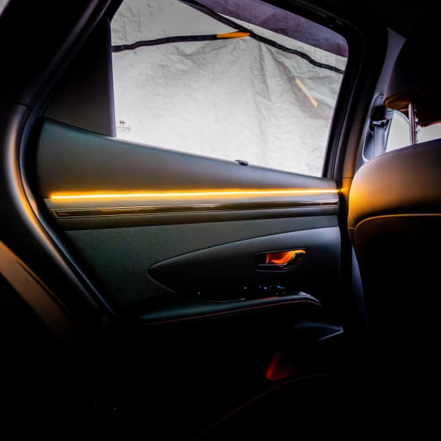 Hyundai Tucson LED Ambientebeleuchtung Detailaufnahme
