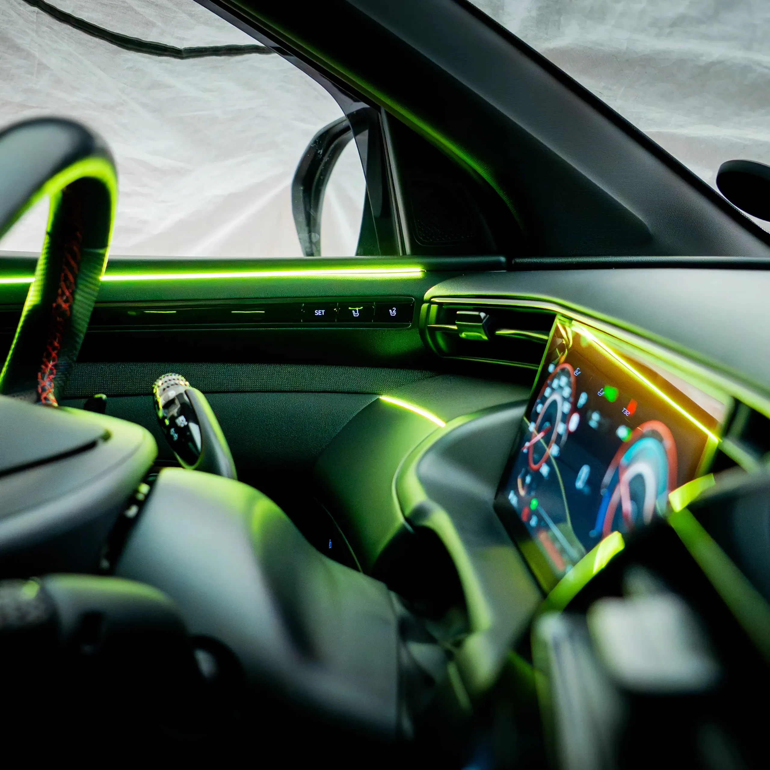 Hyundai Tucson Innenraumbeleuchtung farbig einstellbar