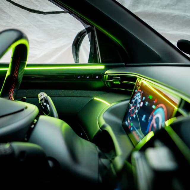 Hyundai Tucson Innenraumbeleuchtung farbig einstellbar