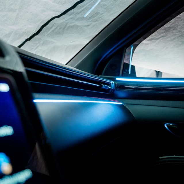 Hyundai Tucson LED Lichtpaket Innenraum blau beleuchtet