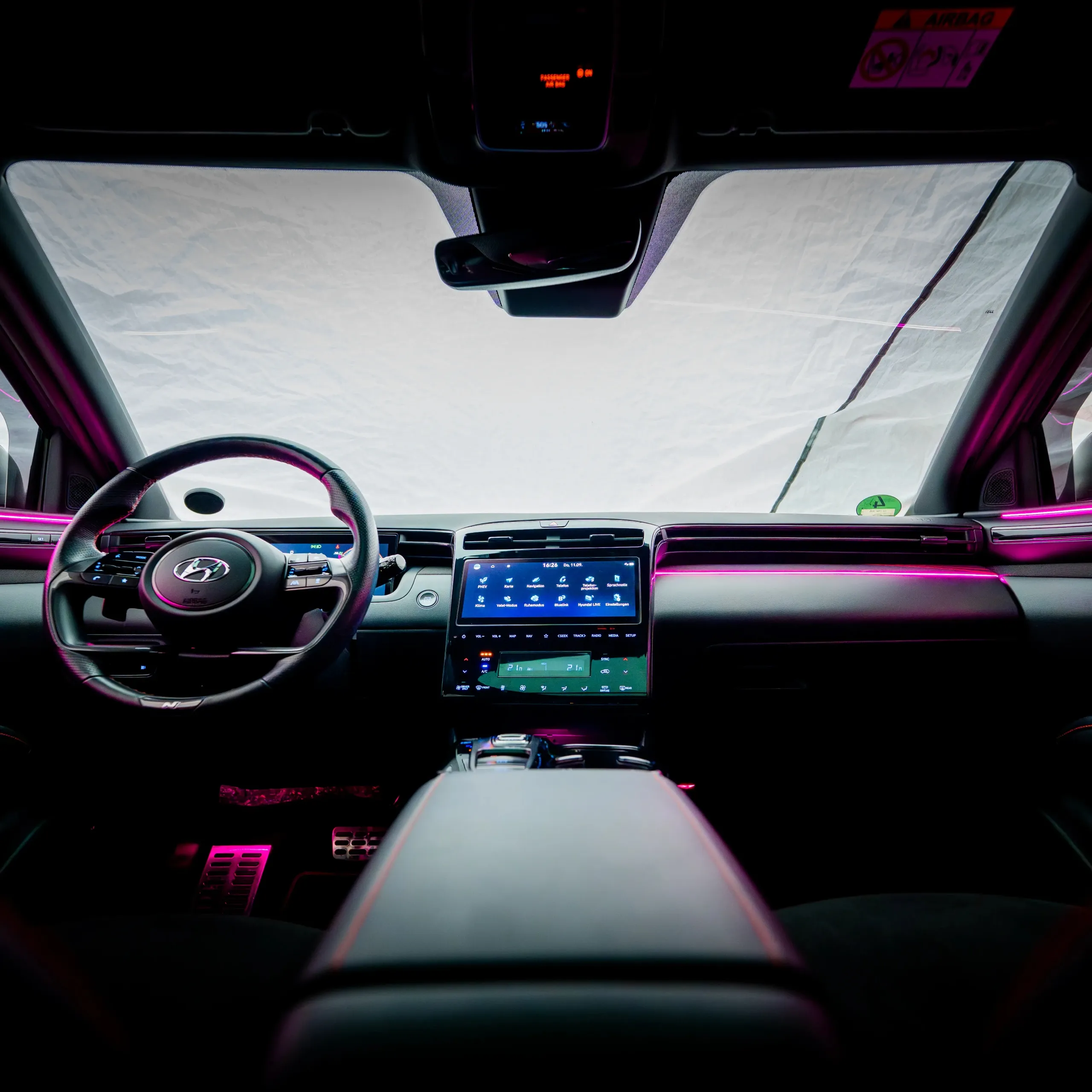 Hyundai Tucson Ambientebeleuchtung Nachrüstung VIP Performance Style