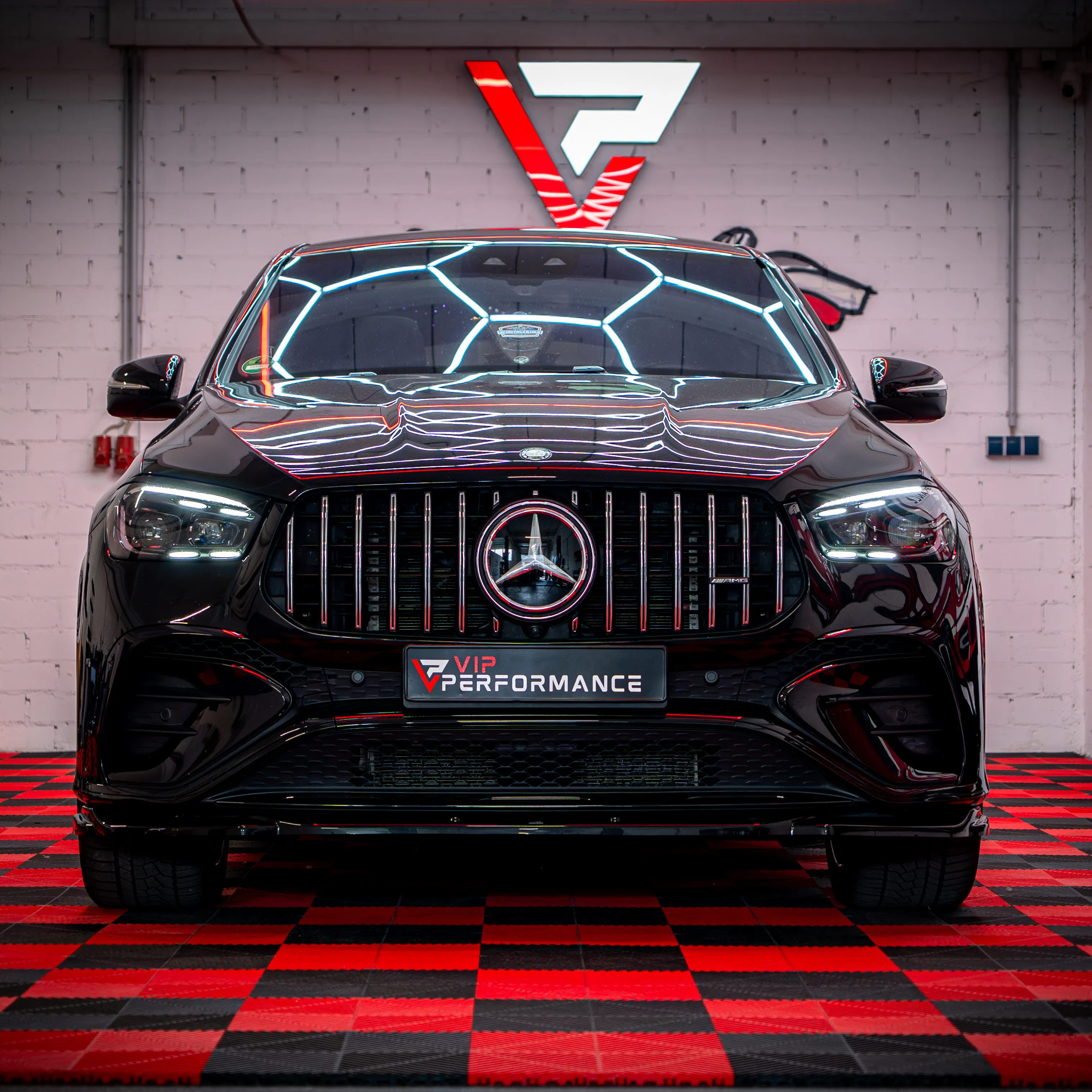 Mercedes Front mit Panamericana Grillumbau