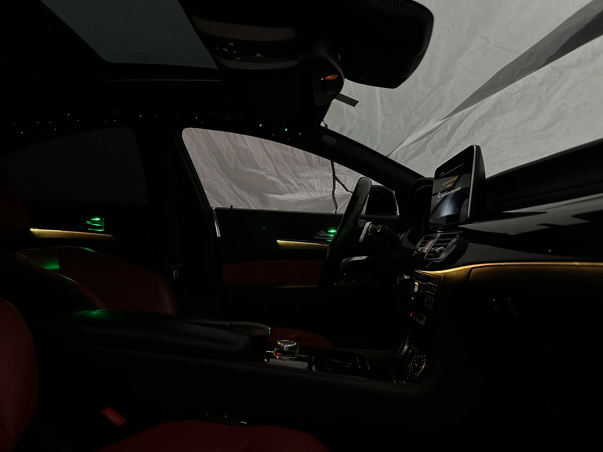 Dynamic-Mode Farbverlauf Ambientebeleuchtung Mercedes CLS W218