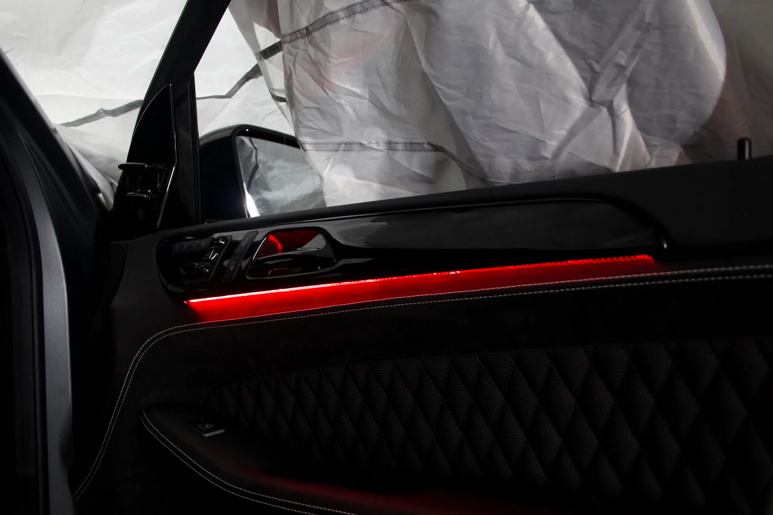 Ambientebeleuchtung Mercedes GLS X166 Cockpit in blau