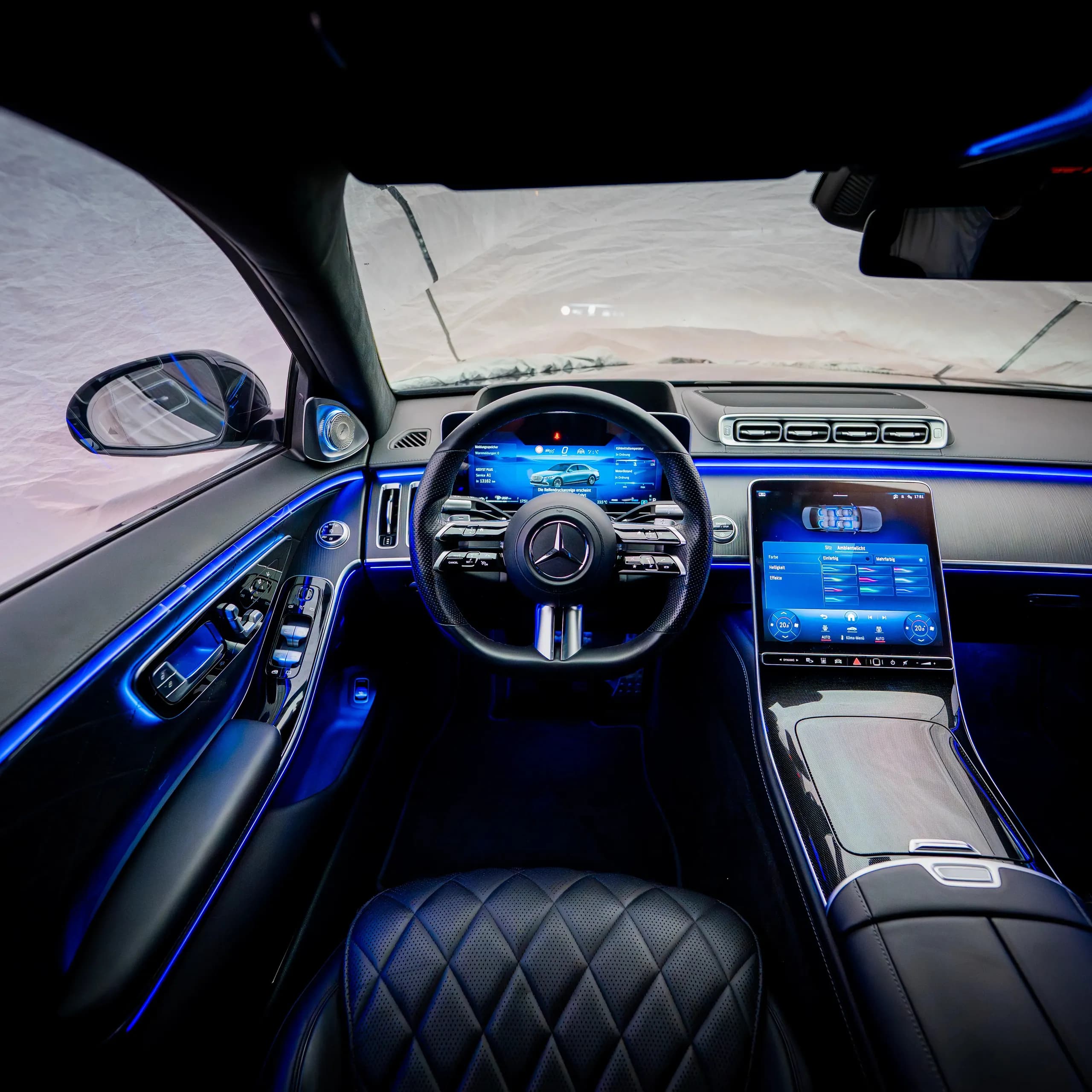 Aktive Ambientebeleuchtung für Mercedes S-Klasse W223