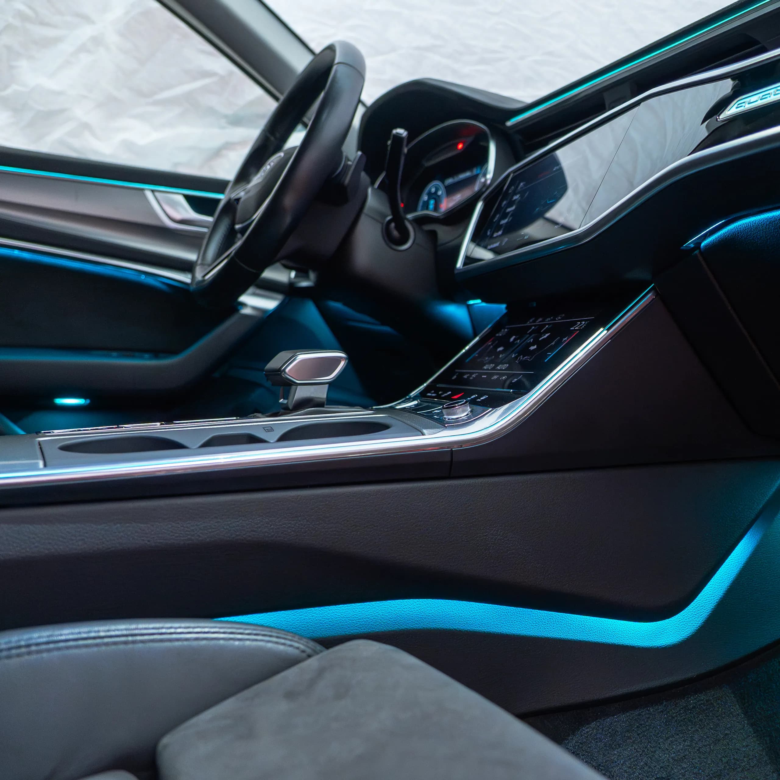 Mittelkonsolenbeleuchtung Audi A7 C8 mit 30 Farben