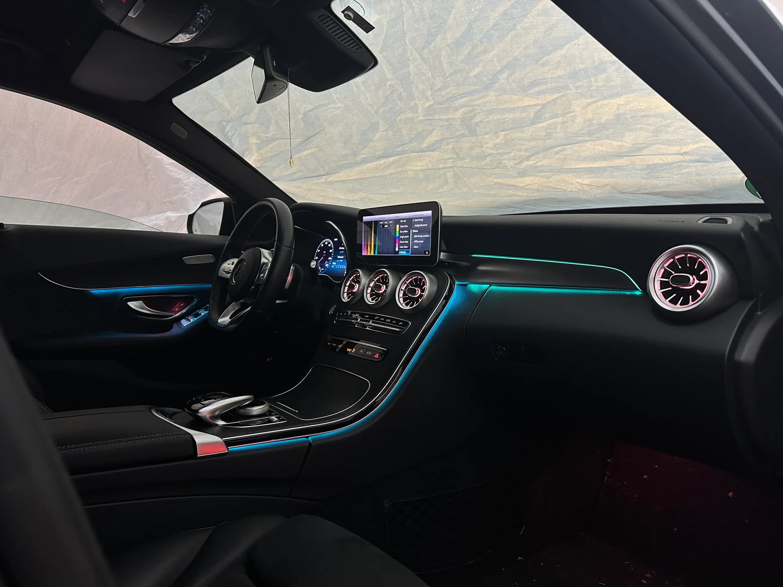 Ambientebeleuchtung für Mercedes C-Klasse W205