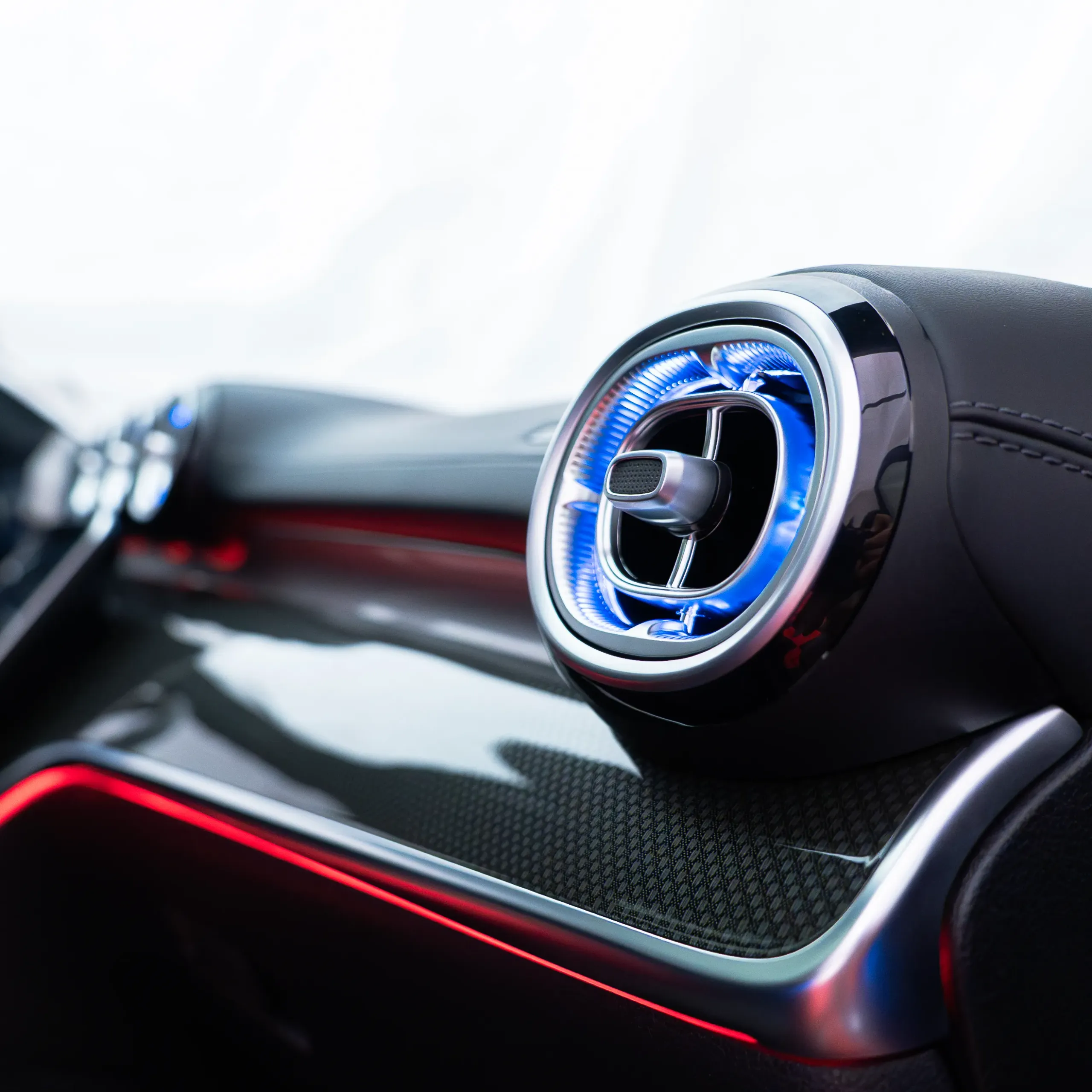 Ambientebeleuchtung Lüftungsdüsen für Mercedes C-Klasse W206