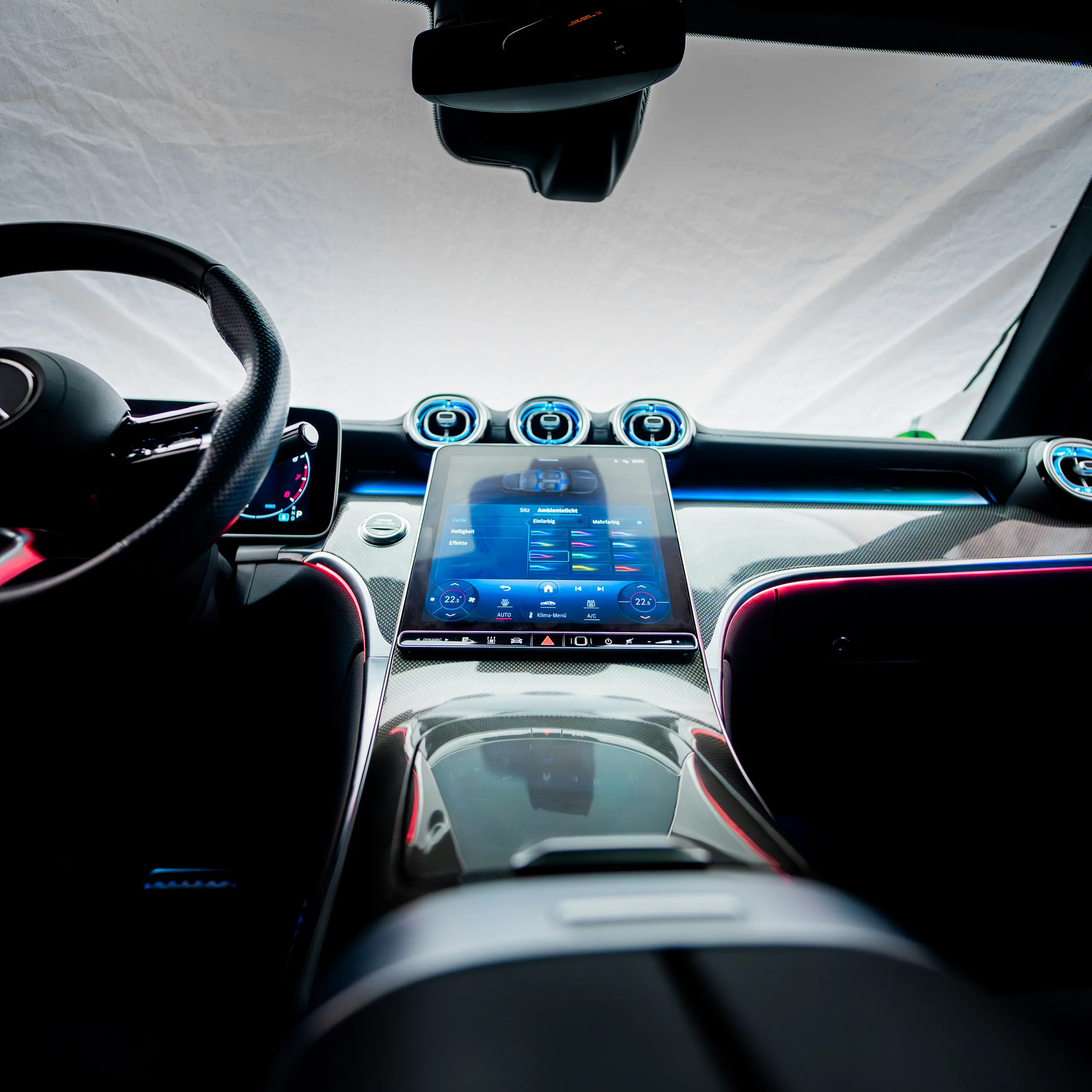 Mercedes GLC X254 Innenraum Upgrade mit beleuchteten Lüftungsdüsen und Ambientelicht