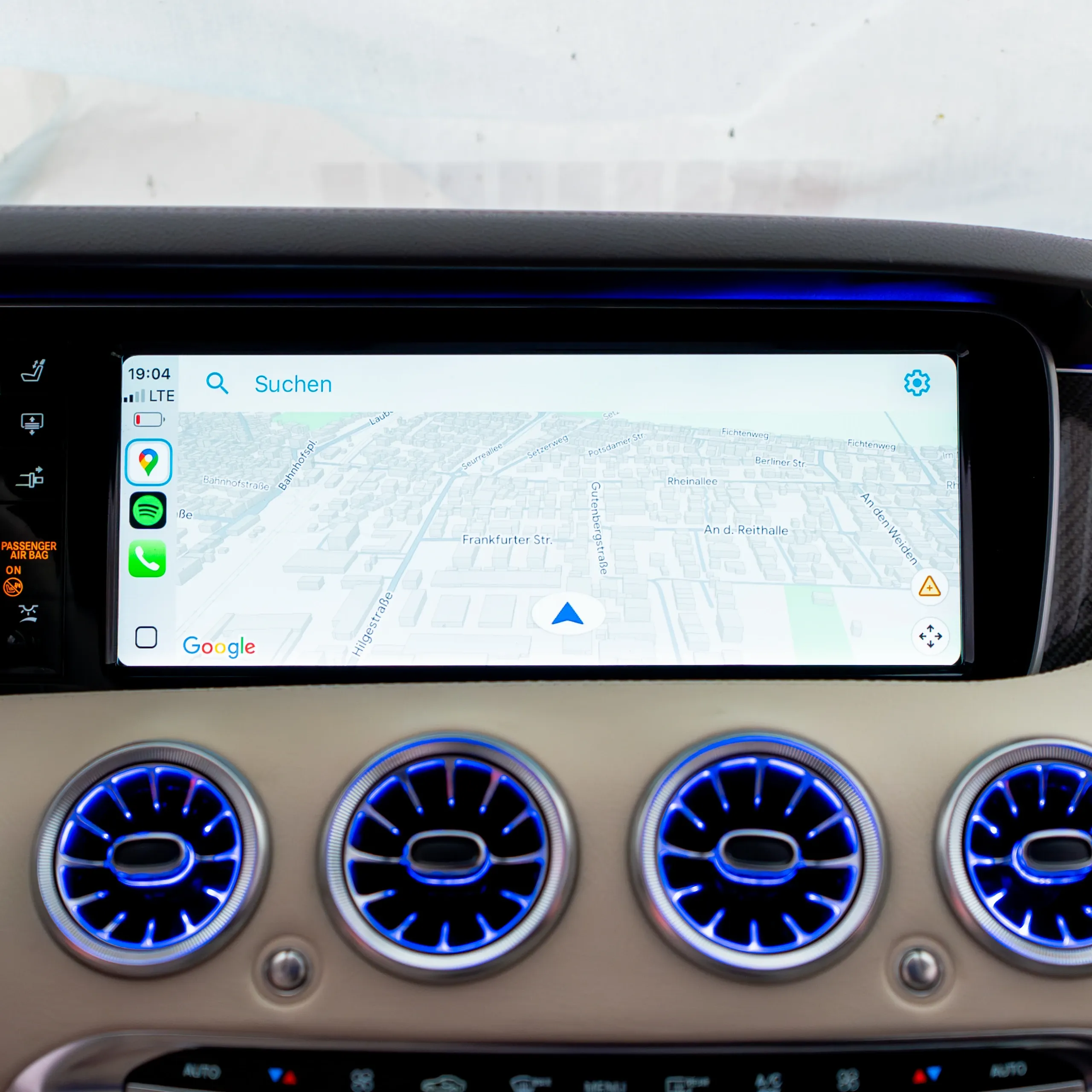 Mercedes W205 Apple CarPlay Aktivierung im COMAND NTG5 Bildschirm