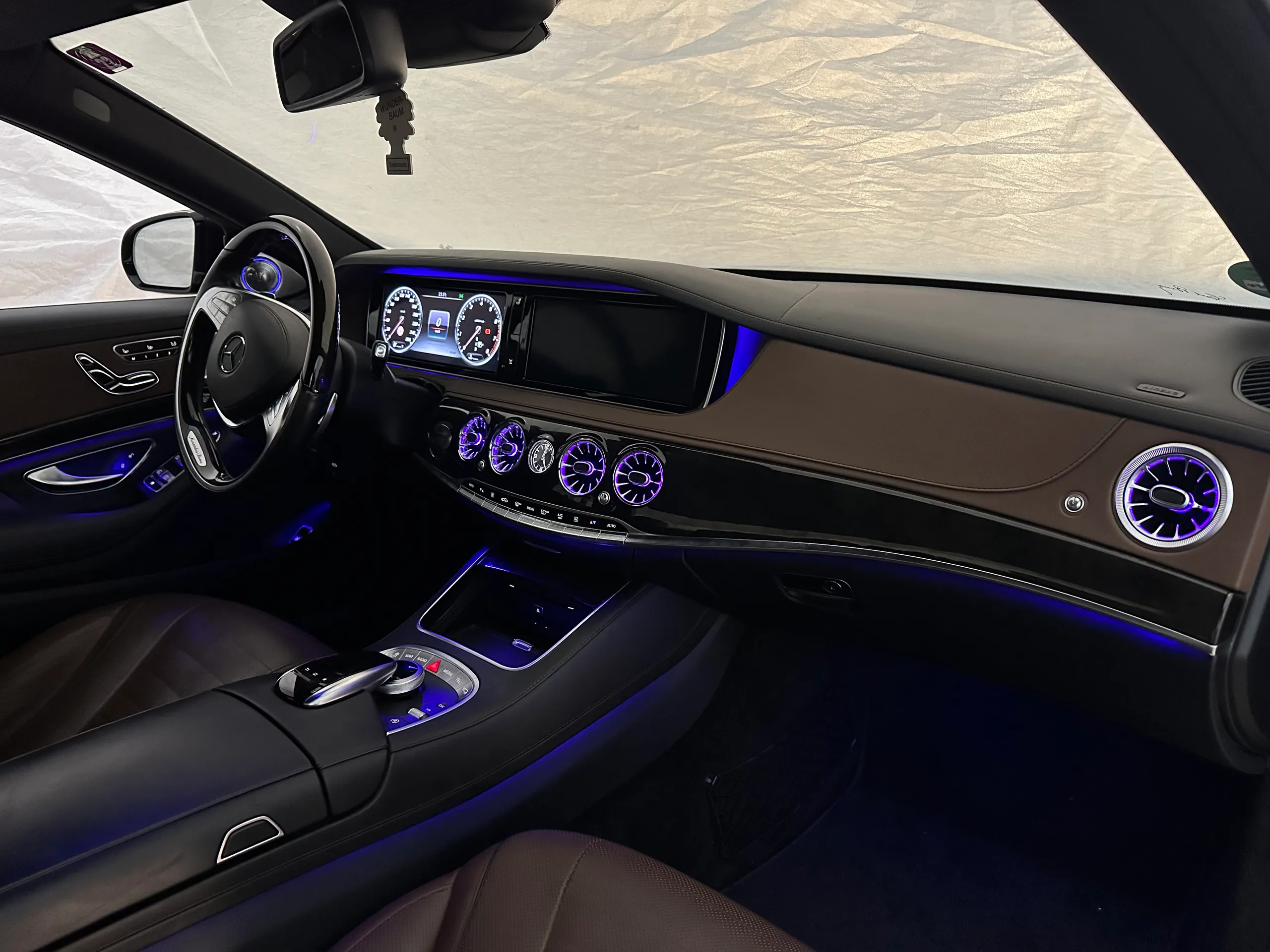 Mercedes S-Klasse W222 3D Hochtöner Ambientelicht in mehreren Farben