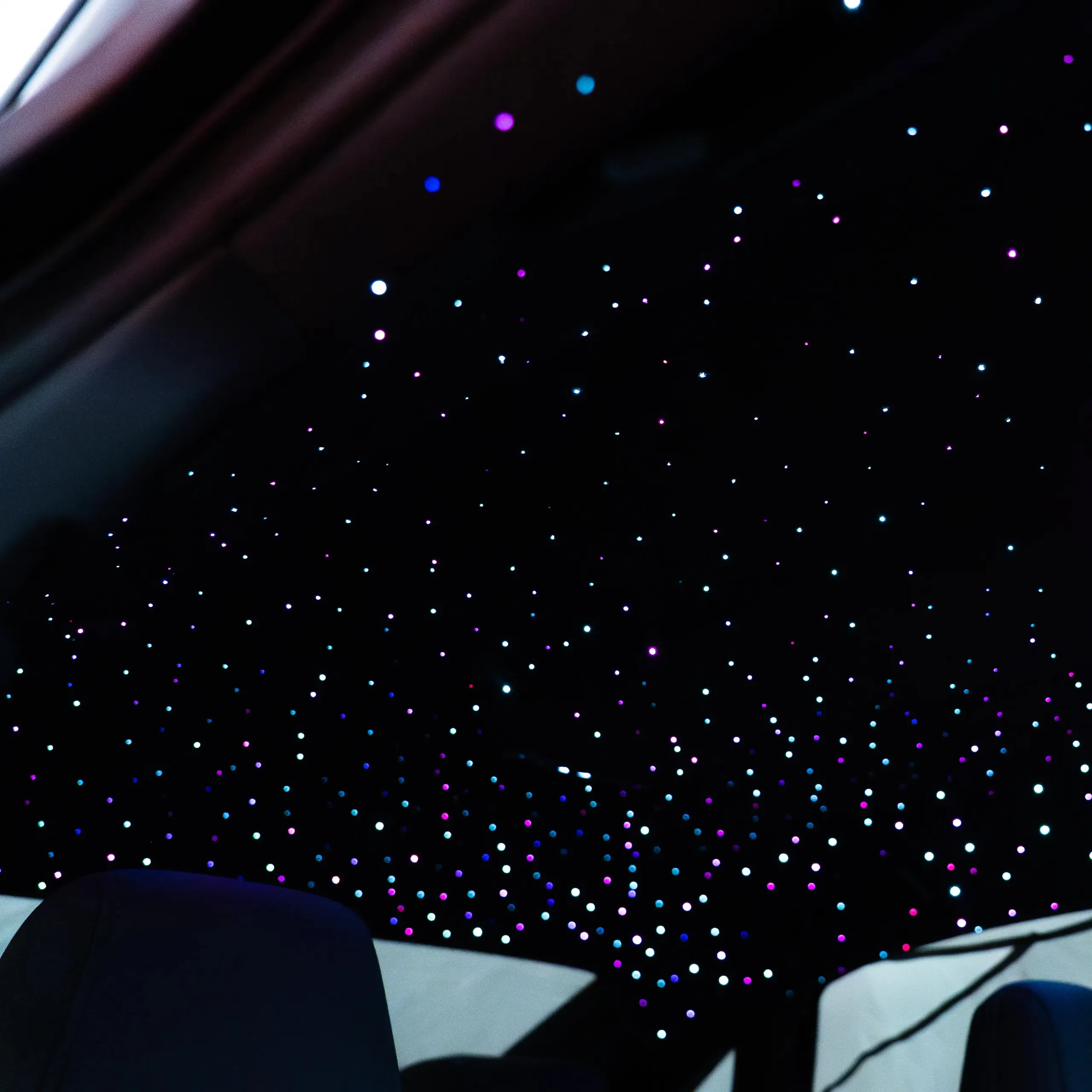 2-Zonen Sternenhimmel unterschiedliche Farben vorne und hinten